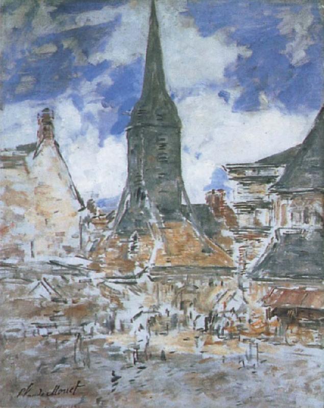 Claude Monet The Bell-Tower of Saint-Catherine at Honfleur china oil painting image